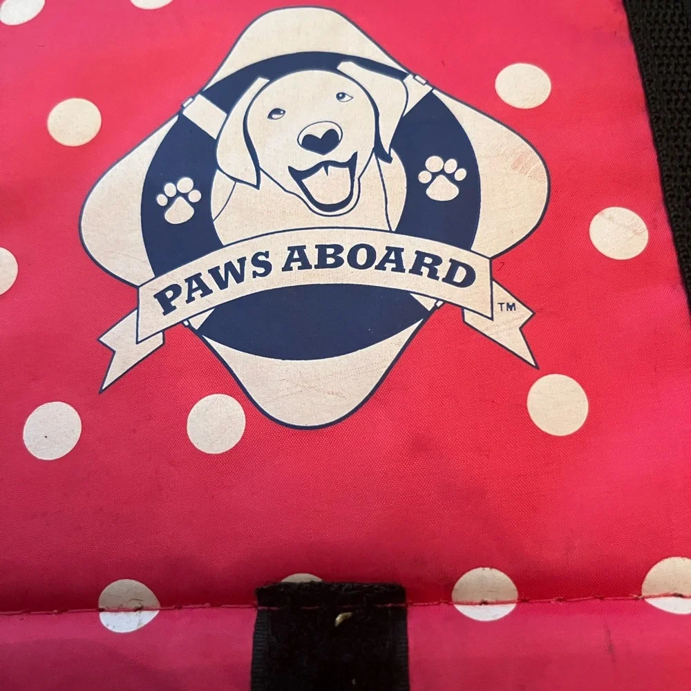 Paws Aboard Dog Water Life Jacket M/L Size Dog